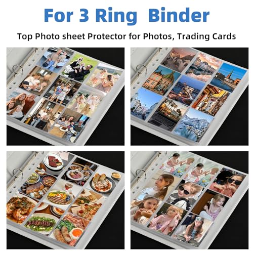 Fundas de cartas anticaída con 9 Pocket Pages y 400 páginas protectoras 4