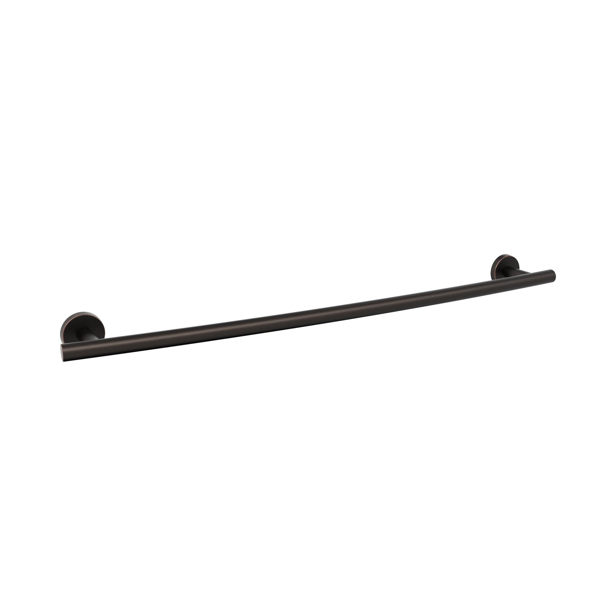 Amerock BH26544ORB | Oil Rubbed Bronze Towel Bar | 24 in (610 mm) Towel Rack | Arrondi | Bathroom Towel Holder | Bathroom Hardware | Bath Accessories
