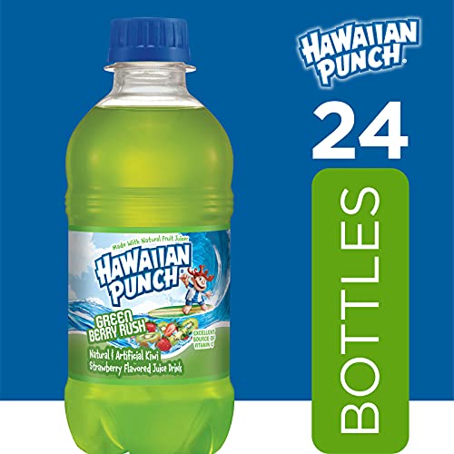 Hawaiian Punch Green Berry Rush Fruit Juice Drink, 10 Fl Oz Bottles, 24 Count (4 Packs Of 6), Ready-to-drink, On-the-go, Caffeine-free, Carbonation-free, Gluten-free, Excellent Source Of Vitamin C - Image 4