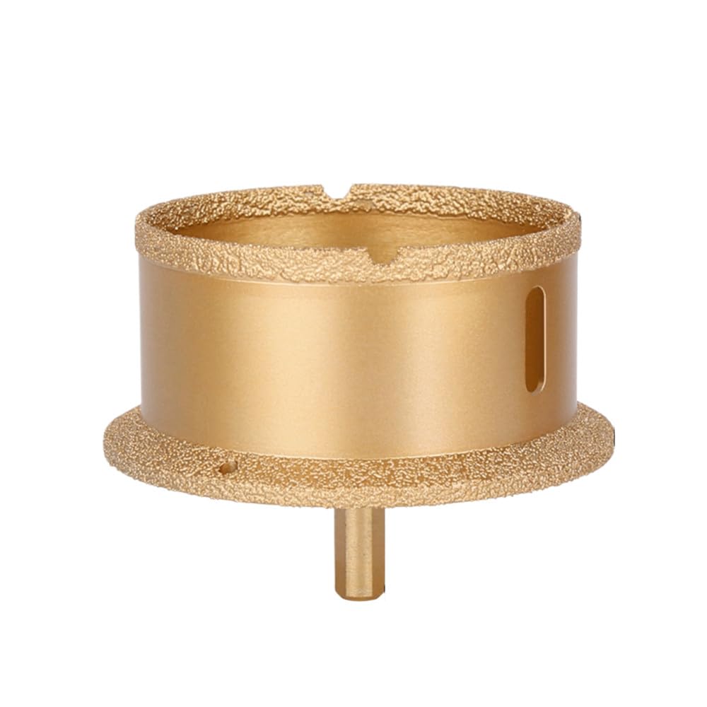 Dimeiyan One Color Diamond Core Hole Cutter, Bit Triangular Handle Brazed For Tile Marble Porcelain Washbasin 35-114Mm(85 100Mm)