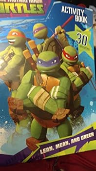 Nickelodeon Teenage Mutant Ninja Turtles Activity Book With Over 30 Stickers, Lean, Mean, & Green