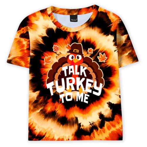 Remimi Girls Halloween Lilo Shirt Red Leaf Graphic Cosplay Costume Holiday Short Sleeve Tops 5-14 Years