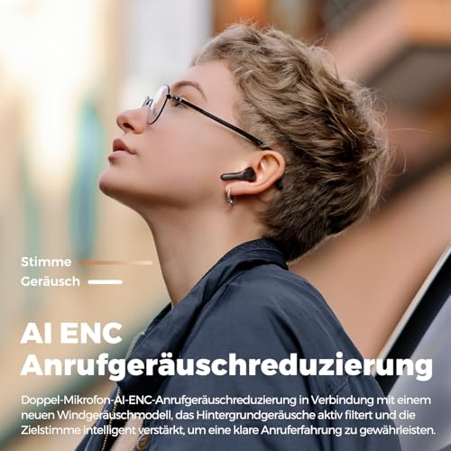 SoundPEATS Air5 Lite Bluetooth Kopfhörer, Hi-Res Audio In Ear Kopfhörer mit LDAC-Codec, 13mm Treiber, Spatial Audio… – Ansicht 3