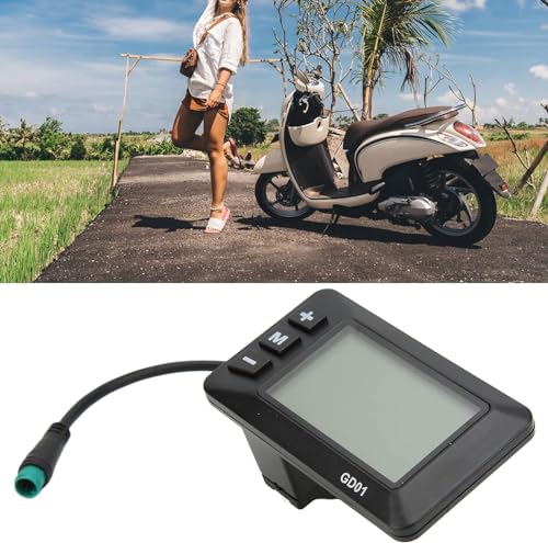 Écran électrique LCD Gd01 pour vélo 36V 48V avec prise étanche 5 broches