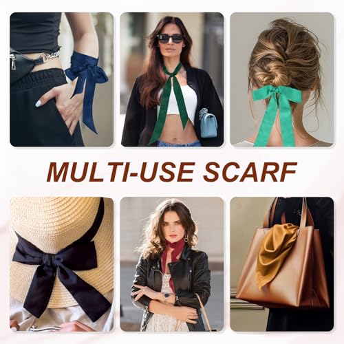 PATIKIL Stylish Ribbon Scarf4