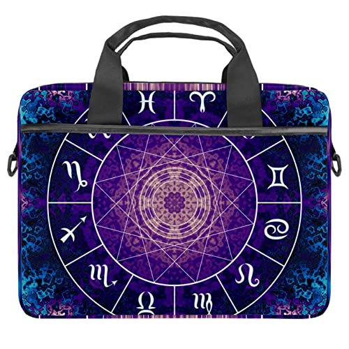 Sacoche ordinateur portable 13-14.5 pouces Zodiac multicolore avec bandoulière