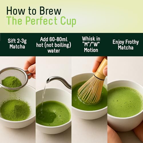 Image of OH CHA - Japanese Matcha Tea Powder | Premium Grade | 100gms - 100 Servings | Pure Authentic Matcha Green Tea Powder Sourced from Shizuoka, Japan | Vegan, No Artificial Sweeteners, NON GMO