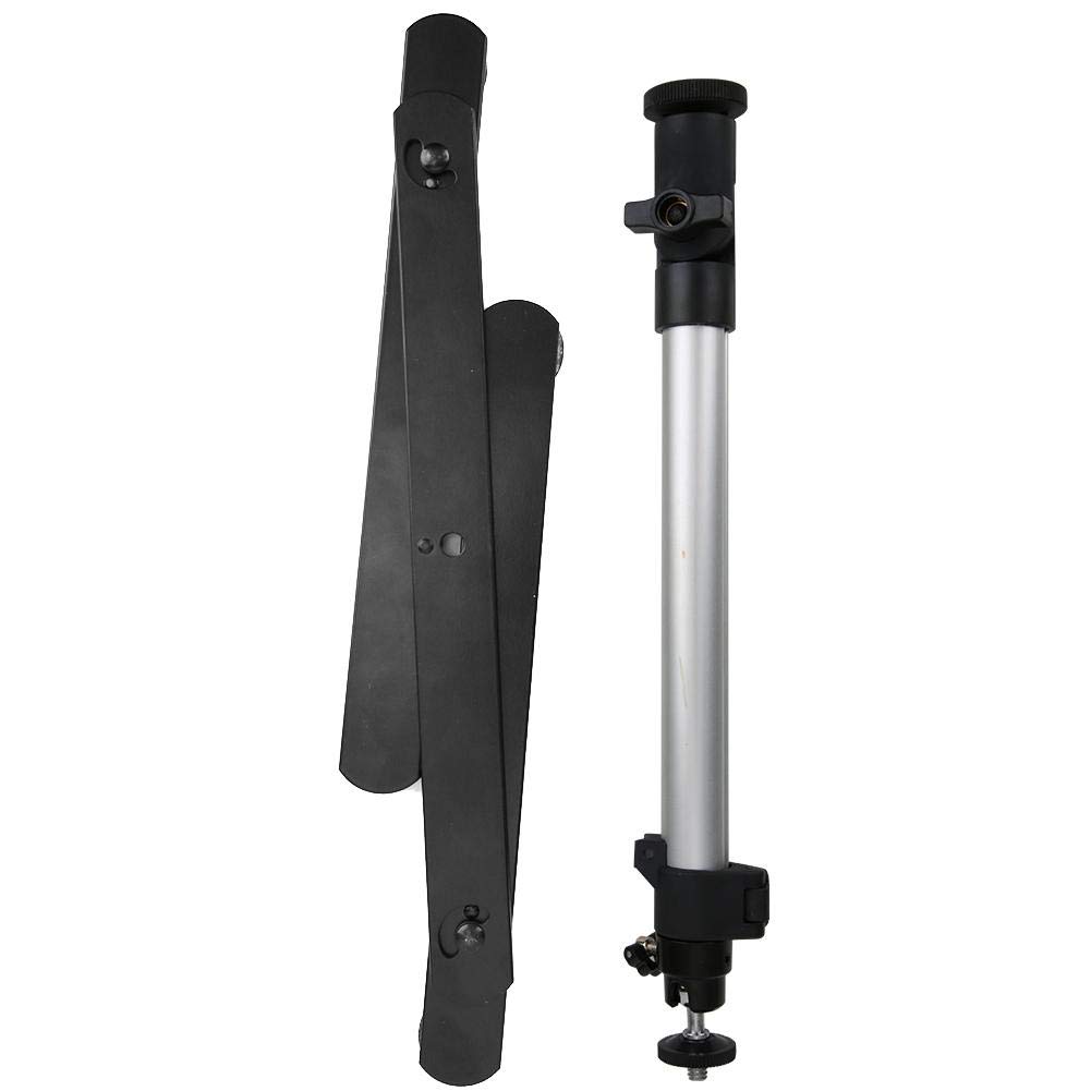 Topiky Trasmissione in Diretta Staffa del Supporto, Carico in Lega di Alluminio 2 kg Carico Regolabile a 360 ° Photo Studio Ripresa dall'alto Supporto per Copia Macro Fotografia Staffa