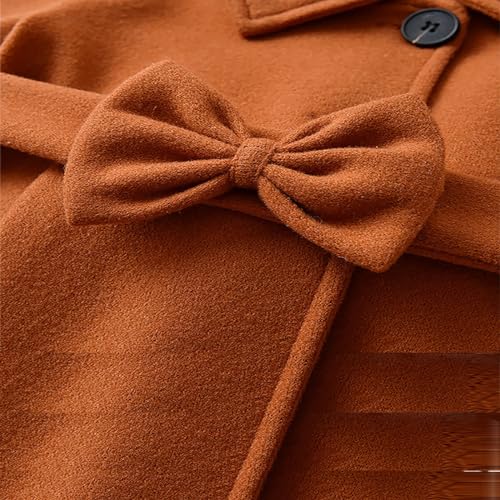 Betadog Girls Winter Dress Coat Kids Fashion Button Down Lapel Jacket Outerwear Toddler Jacket Girls Dress Coat3