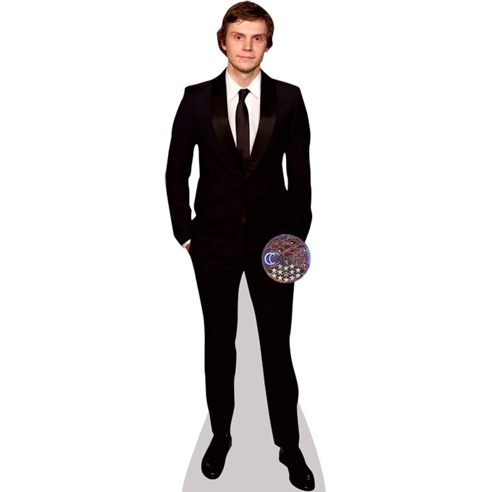 Celebrity Cutouts Mini Size Cutout Evan Peters (Black Suit)