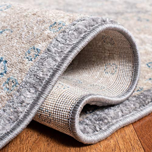 Tapete Safavieh Sofia Collection 10'x14' Gris Claro y Beige miniatura 6