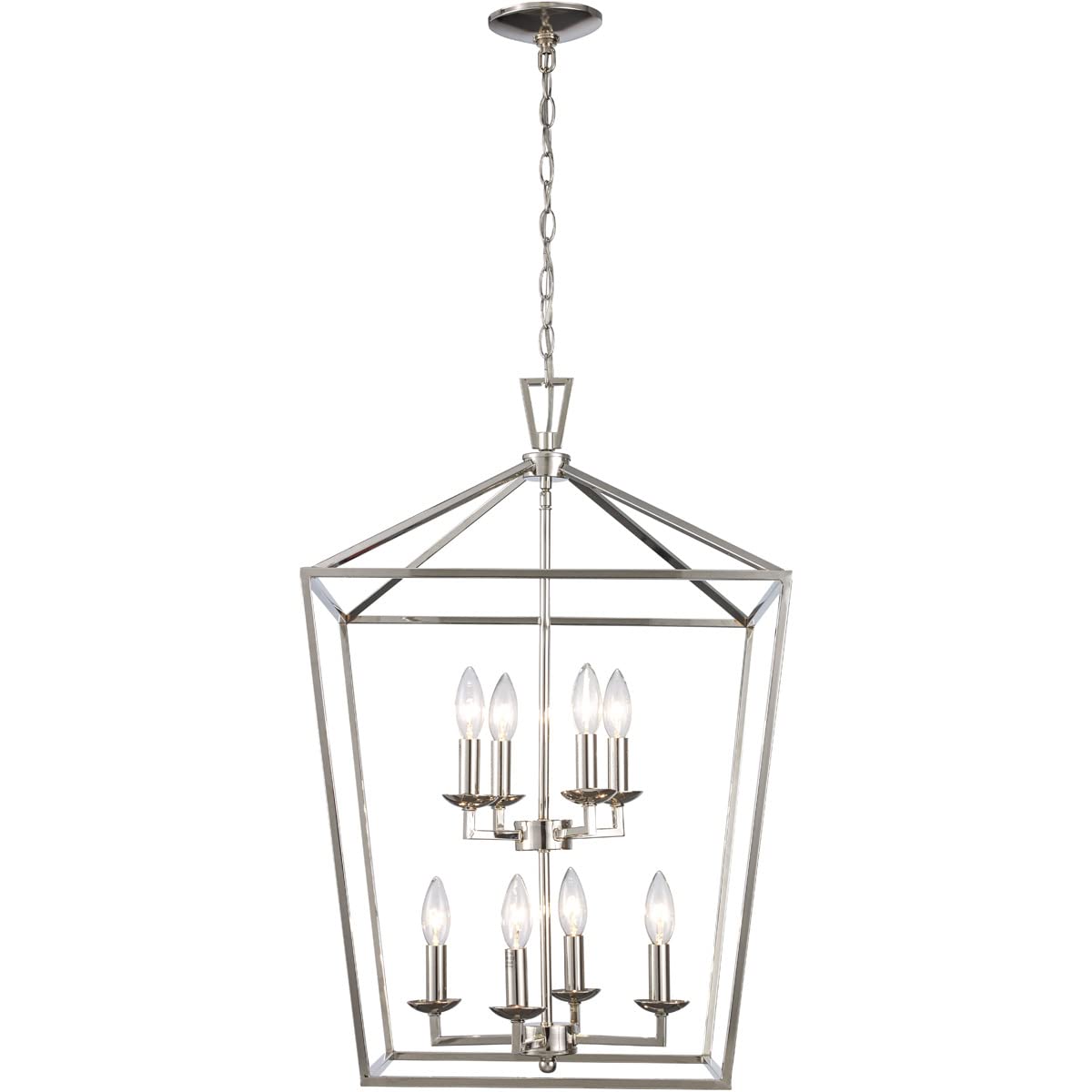 Trans Globe Imports 10268 PC Eight Light Pendant from Lacey Collection 16.00 inches, Multicolor