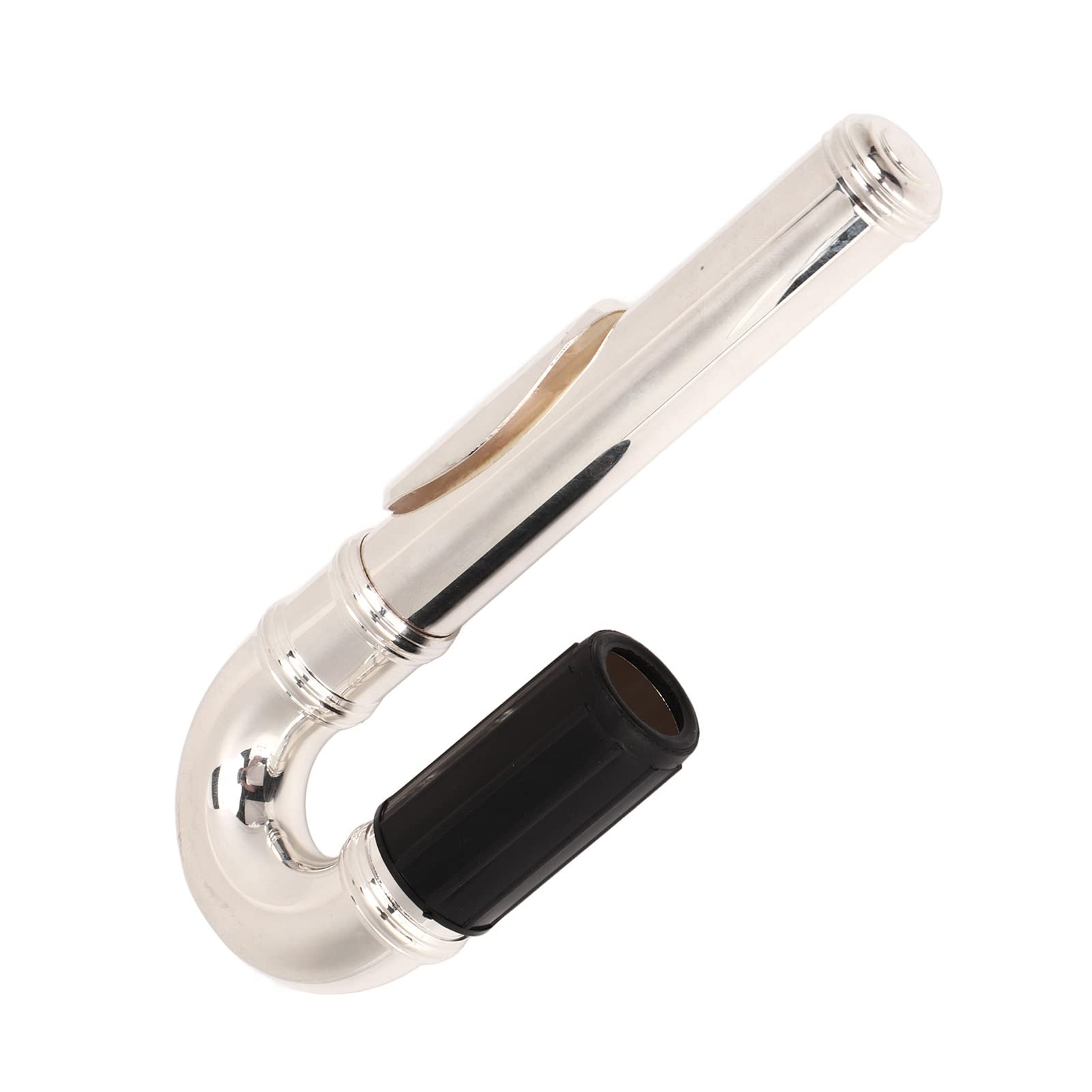 Junta de Cabeza Curvada de Flauta de 22 Mm, Accesorio de Viento de Madera de Metal, Diseño Exquisito, Resistente y Duradero, Ajuste Universal para la Mayoría de las Flautas, con Fácil
