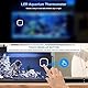Brifit Mini Digital Aquarium Thermometer mit LED Display und Touchscreen - Hohe Präzision für Süßwasser und Marine Aquarien