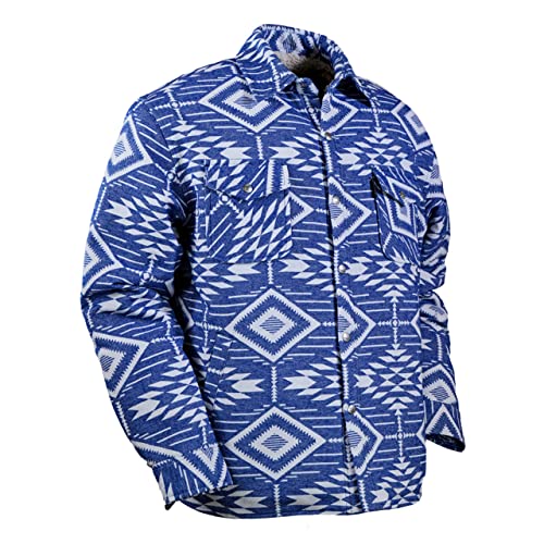Image of Outback Trading Company Men's Ronan 29761 Cotton Warm Outdoor Casual Western Berber Lined Snap Closure Long Sleeve Jacket