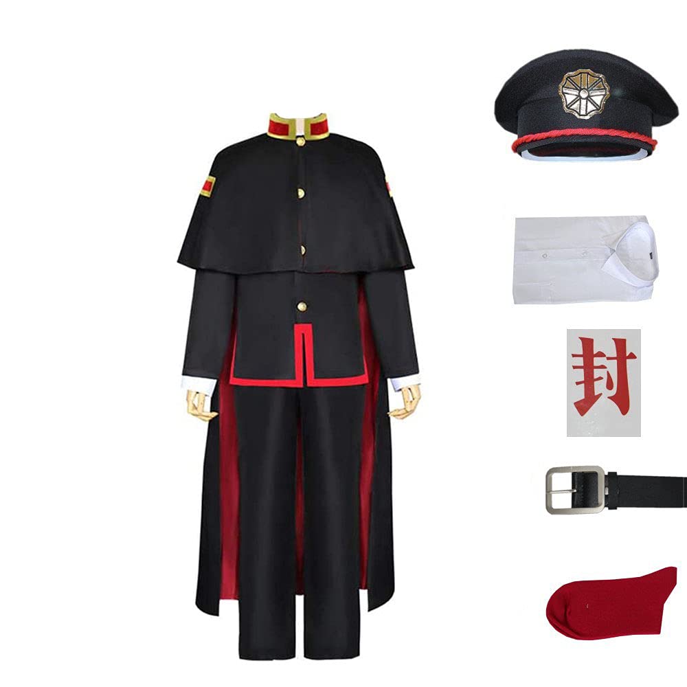 Zhongkaihua Costume da bagno Hanako-Kun per cosplay Minamoto Kou Hanako-kun Costume da scuola completo con accessori per uomini e donne Halloween Party Outfit