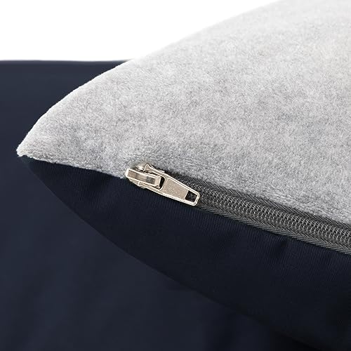 Doctor Bark Country Kissen Cover - Überzug Für Country Hundekissen L - Flauschige Fleece-Liegefläche - Waschbar - GreenLabel (Cover - L, Königsblau)