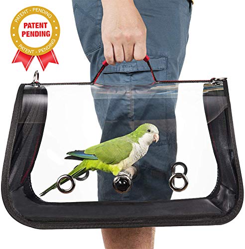 Colorday Lightweight Bird Carrier, Bird Travel cage Parrot
