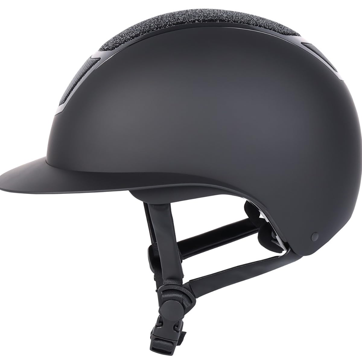 Harry's Horse Casco de equitación Sparkle Negro-Negro - 53-55 cm