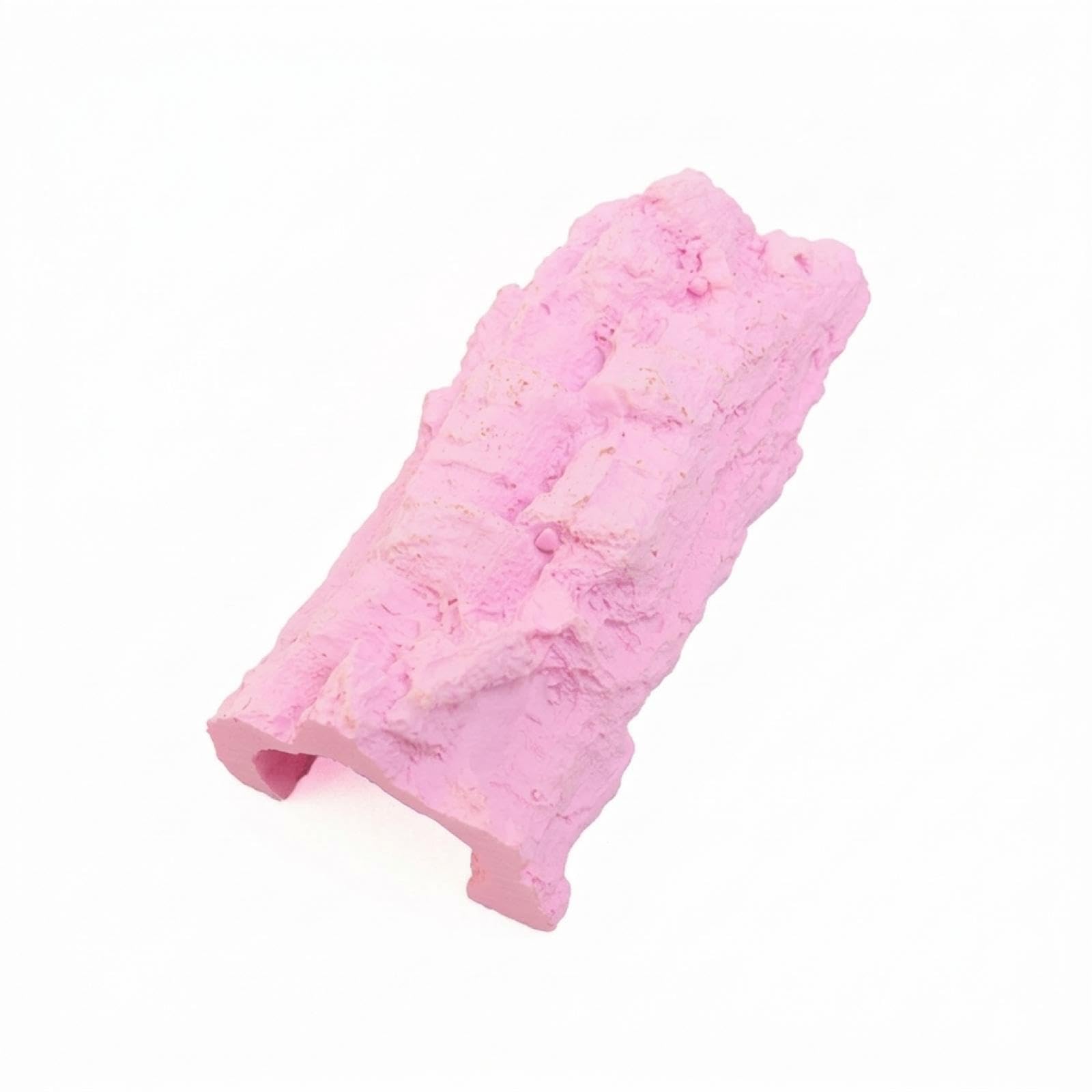 Leopard Gecko Shelter Reptile Wet Shelter Resin Artificial Rock Hideout 4.3×8.5×2.5cm Pink-image-18