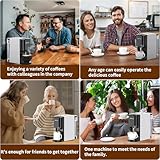 Espresso 4in1 Coffee Pods Machine for Nespresso Original/Dolce Gusto/Ground Capsule and ESE Coffee Pods,19 Bar Automatic Coffee Capsule Machine, AC-513K (BLACK) - Image 6