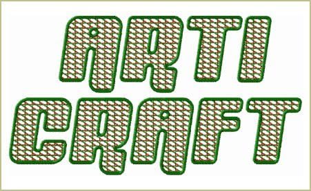 ABC Machine Embroidery Designs Set - ArtiCraft Alphabet Machine Embroidery 72 Designs - Capital Letters and 10 Numerals in Aplique and Not Aplique Style - 4"x4" Hoop - CD