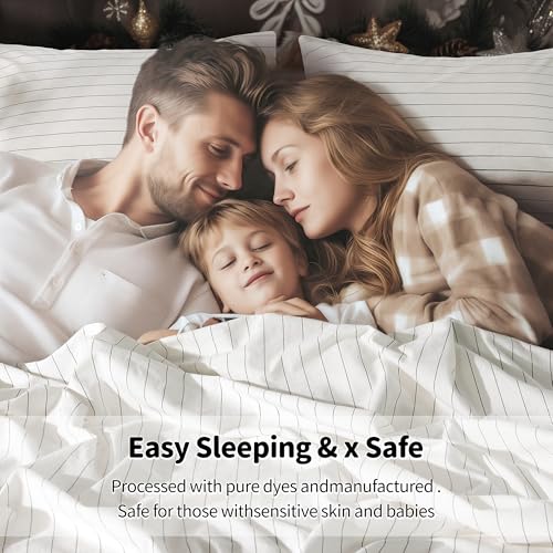 Image of LBRO2M 100% French Pure Linen Sheet Set 4Pcs, 16 inch Deep Pocket King Size