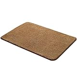 GHGMM Teppich Fußmatten, Einfarbig rutschfest Wasseraufnahme Türmatte, Passend für Wohnzimmer Eingang Schlafzimmer Badezimmer anpassbar,E,50 * 80cm