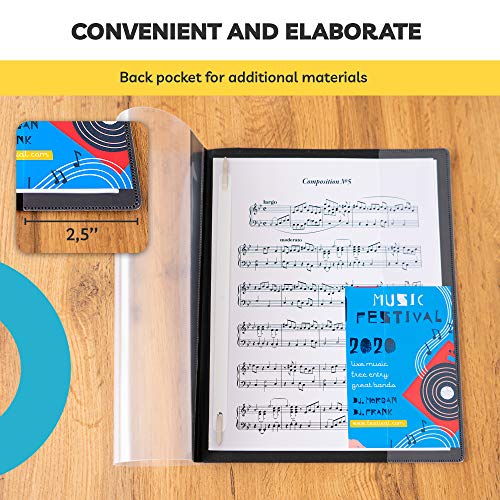 Report Covers - Presentation Folders - Clear Folder Front Cover (30 Set) - 8.5 x 11 - Portfolio Folder - Resume Portfolio Folder - Premium Clear Report Covers - Clear Folders for Documents Plastic - Thumbnail 4