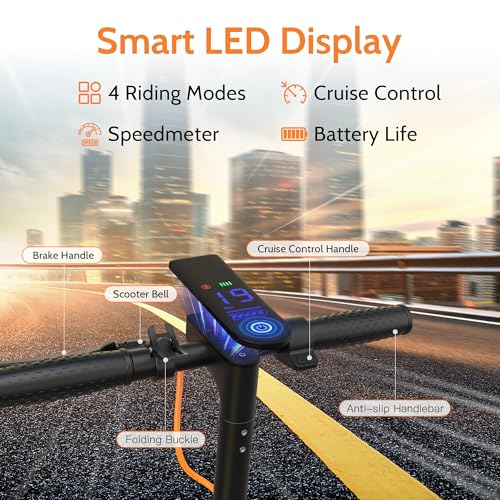 Image of MAXSHOT Electric Scooter for Adults, 8.5 /10 /14 inch Tires, 19 /22Mph, 350W /500W Motor, 21-28 Miles Range, Folding E-Scooter with Dual Suspension,APP Control