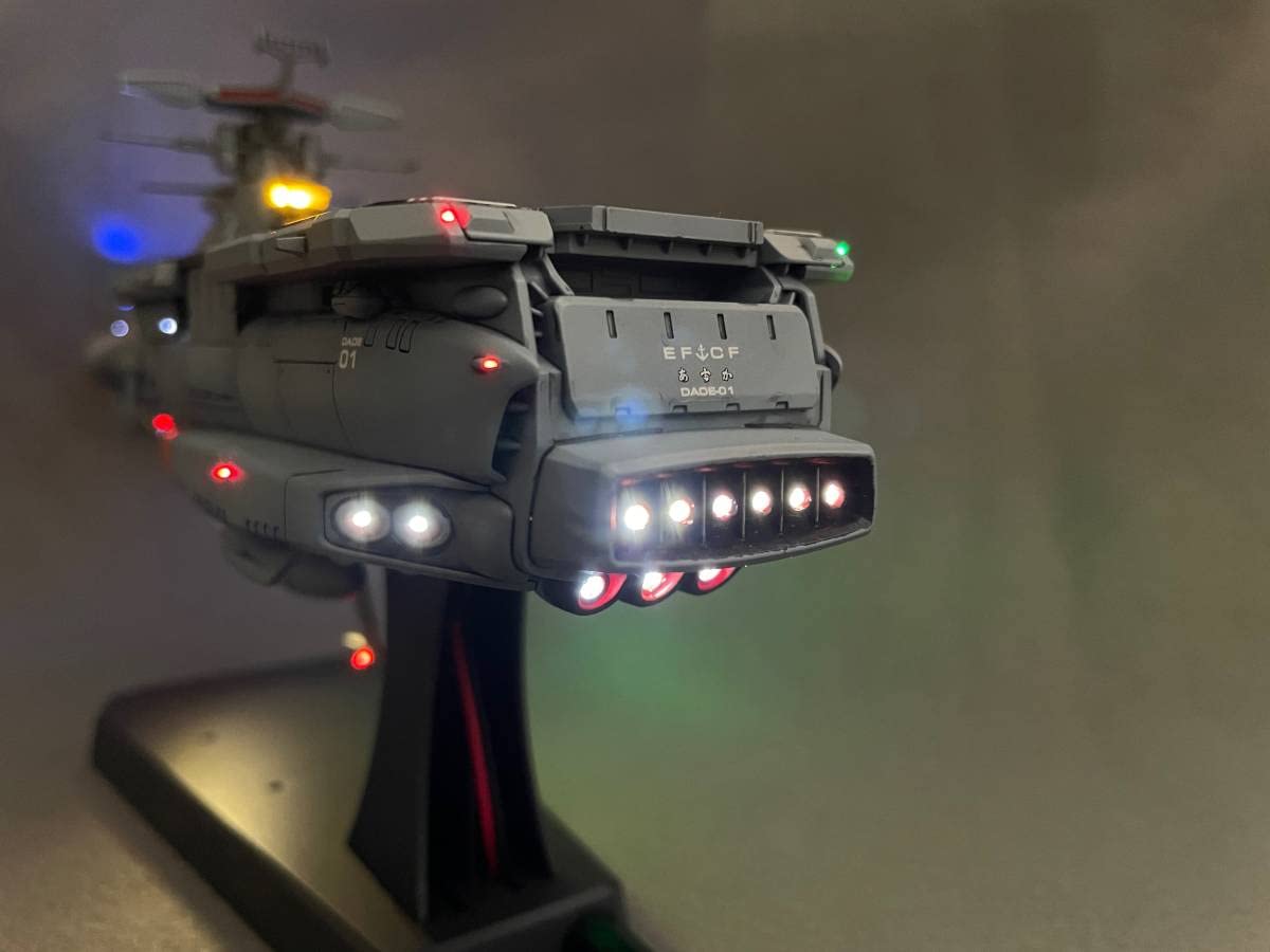 宇宙戦艦ヤマト31991/1000補給母艦アスカ艦橋LEDライト付き全塗装完成品 宇宙戦艦ヤマト31991/1000アスカ級補給母艦アスカ全塗装完成品