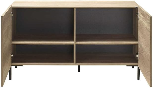 Adore Mobilya Roma 2 Kapaklı Modüler Tv Ünitesi - Açık Ceviz (Tori) 120x70x43 cm (GxYxD)