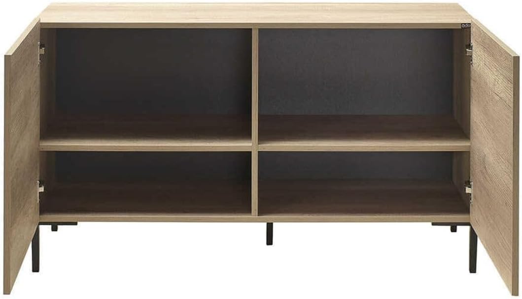 Adore Mobilya Roma 2 Kapaklı Modüler Tv Ünitesi - Açık Ceviz (Tori) 120x70x43 cm (GxYxD)