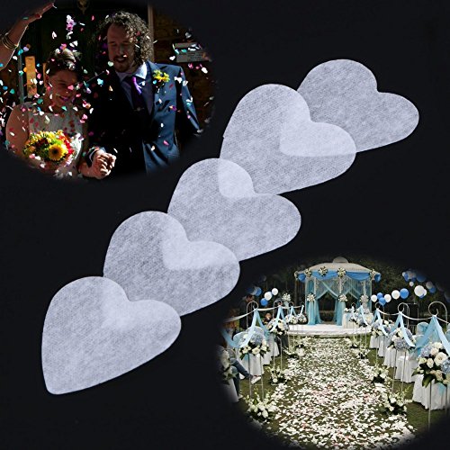 Decora 1 Inch Multicolor Hearts Paper Confetti For Wedding St. Valentine's Day Decorations #TOP4