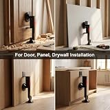 QWORK® Swivel-Type Door and Board Lifter, Door Lifter Installation Tool, Black