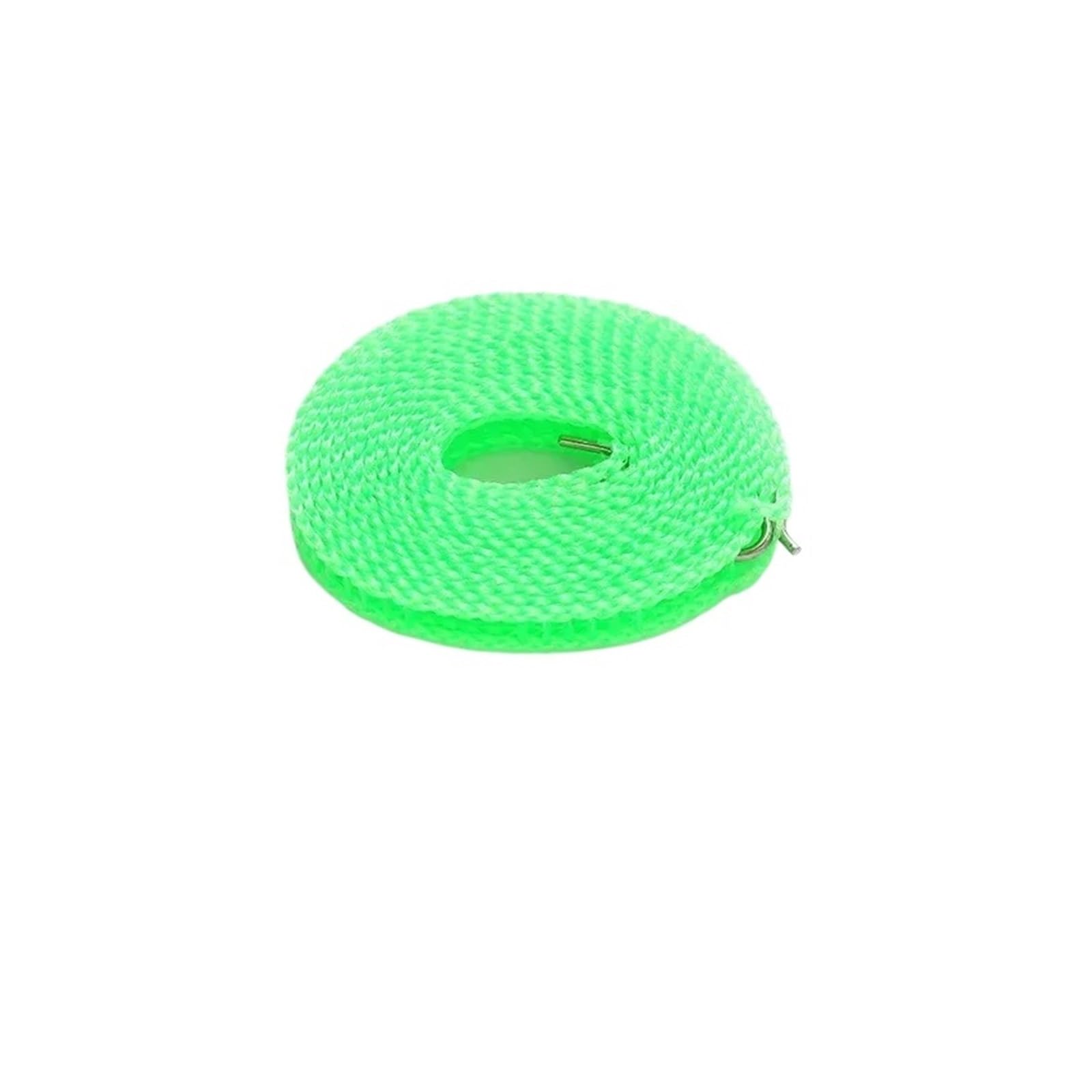 Laundry Drying Rope, Nylon Windproof Fence-Type Clothesline Green 2 Rolls 3m/5m(Green,2 ROLL-5M)