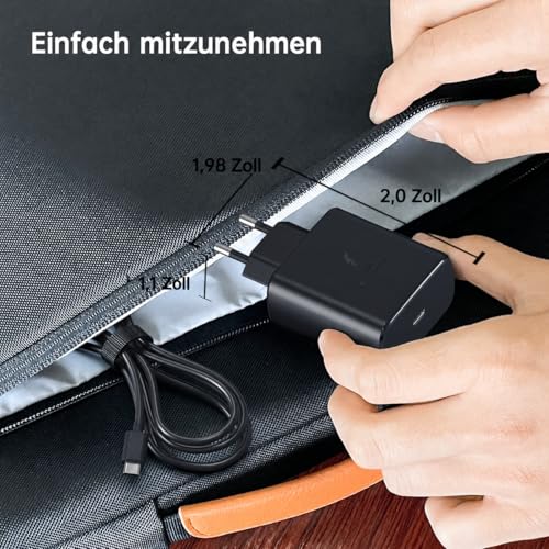 TAKUZA Ładowarka USB C 45 W z kablem do szybkiego ładowania, Super Fast Charger szybka ładowarka USB C, zasilacz sieciowy do Samsung Galaxy S26 S25 S24 S23 Ultra, ładowarka do telefonów komórkowych