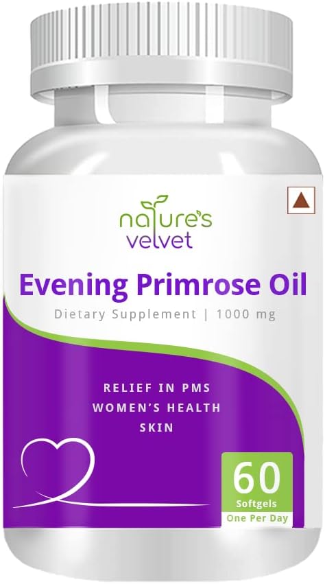 nature's velvet Evening Primrose Oil (1000 mg; 60 Softgels)