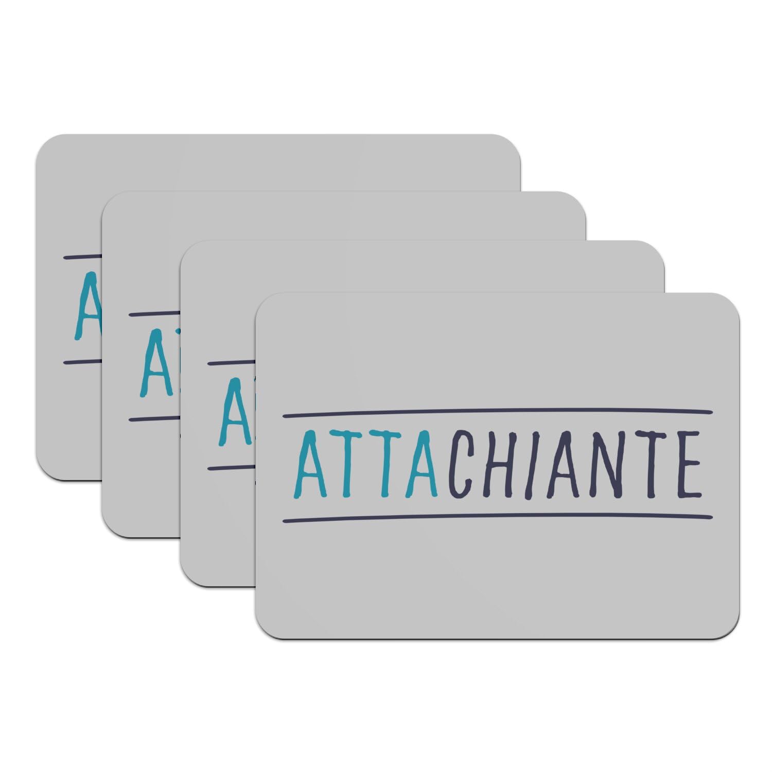 Set de table Attachiante idée cadeau drôle pour femme et amie x4