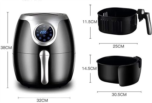 Miniatura 2 de Combo de horno freidora de aire de 8.4 cuartos de galón, freidora de aire, freidora eléctrica de aire caliente, cocina sin aceite, pantalla táctil