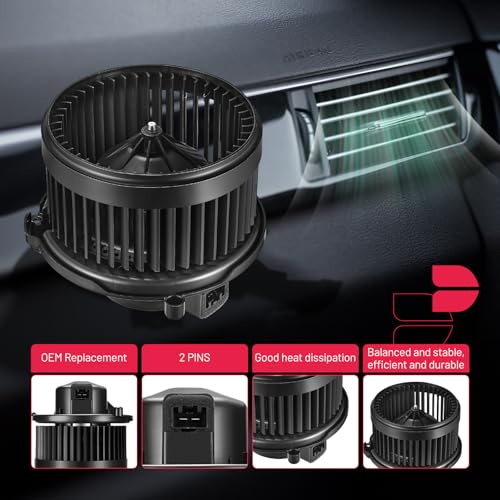 Image of BDFHYK AC Heater Blower Motor Fan 700211 Compatible with Chevy Equinox 2006-2017, Captiva Sport 2012-2015, Fit for GMC Terrain 2010-2017, Fit for Pontiac Torrent 2006-2009, HVAC Blower Motors PM9324