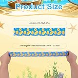 XIHIRCD 10pcs Beach Chair Towel Bands, Lightweight Windproof Chair Towel Bands Stretchable Beach Towel Straps Clips for Sun Loungers Elastic Beach Accessories for Pool Cruise Chairs Summer (5 Styles) - Image 2