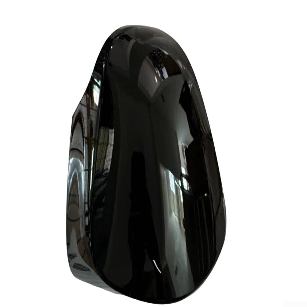 Right Side Wing Mirror Cover Cap for Toyota For Yaris 2012 2020, Gloss Black Design, Effective for PROTECTION Against Wear and Tear (Black-L)