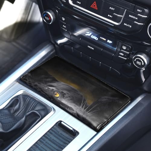 Organizador de documentos para auto cuero miniatura 5