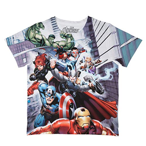 Image of Marvel Avengers by Wear Your Mind Boy's Cartoon Regular Fit Tshirt