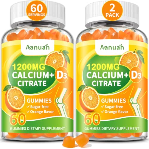Aanuan Calcium Citrate Gummies with Vitamin D3