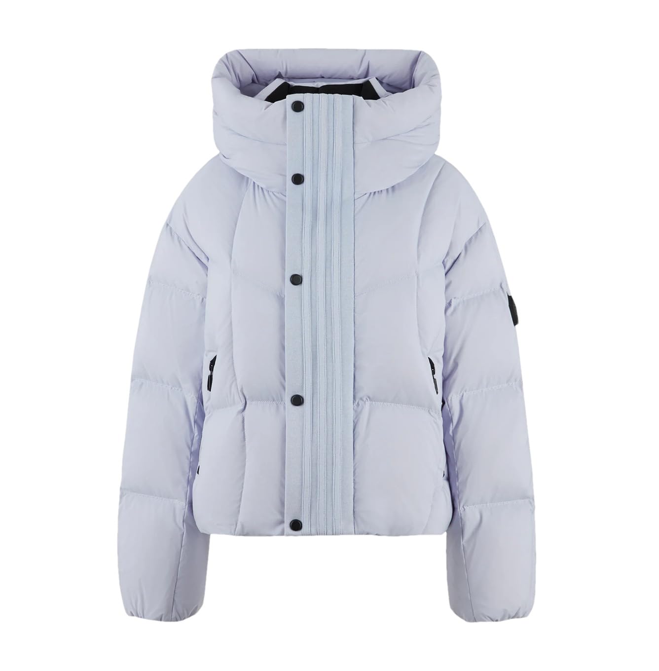 Doudoune courte femme à capuche duvet veste décontractée - 8