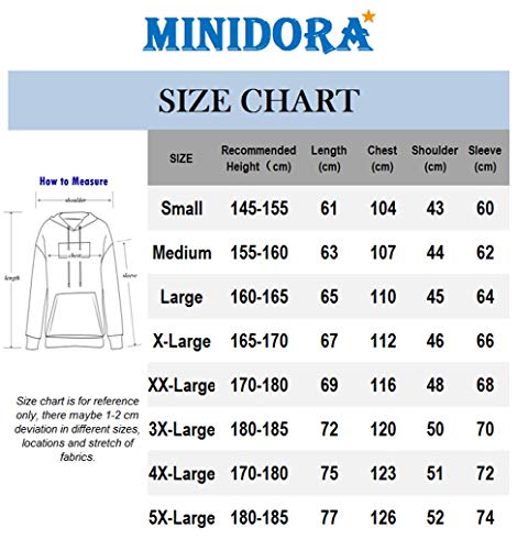 MINIDORA Unisex Camo Hoodie Sweaters Casual Jacket Hip Hop Streetwear for Youth Style 01 Small