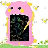 🌈 【Fácil de usar】 -El tablero de escritura es liviano y fácil de llevar en la bolsa de los niños, los niños pueden llevarlo a cualquier parte. Elimina contenido fácilmente con un solo botón, ¡es más conveniente para los niños pequeños que no están listos para la electrónica!