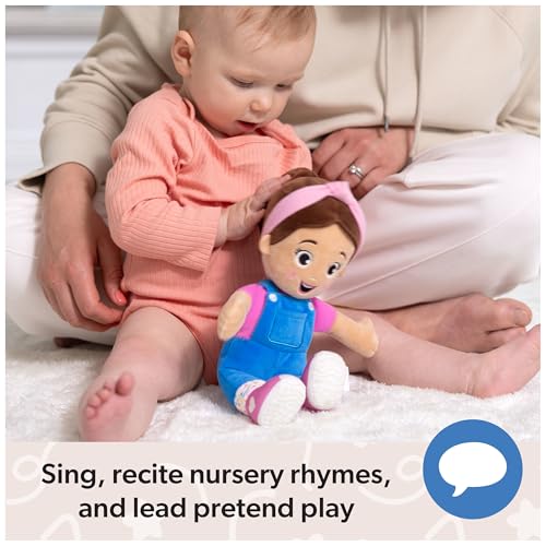 Image of Ms. Rachel Official Cuddle & Comfort Doll, 11 inch Premium Plush Baby Toy, Toddler Toys for Girls & Boys for Ages 6 Months to 3+